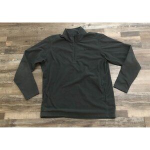 Nike Therma Fit Mens XL Charcoal Gray 1/3 Zip Long Sleeve Pullover